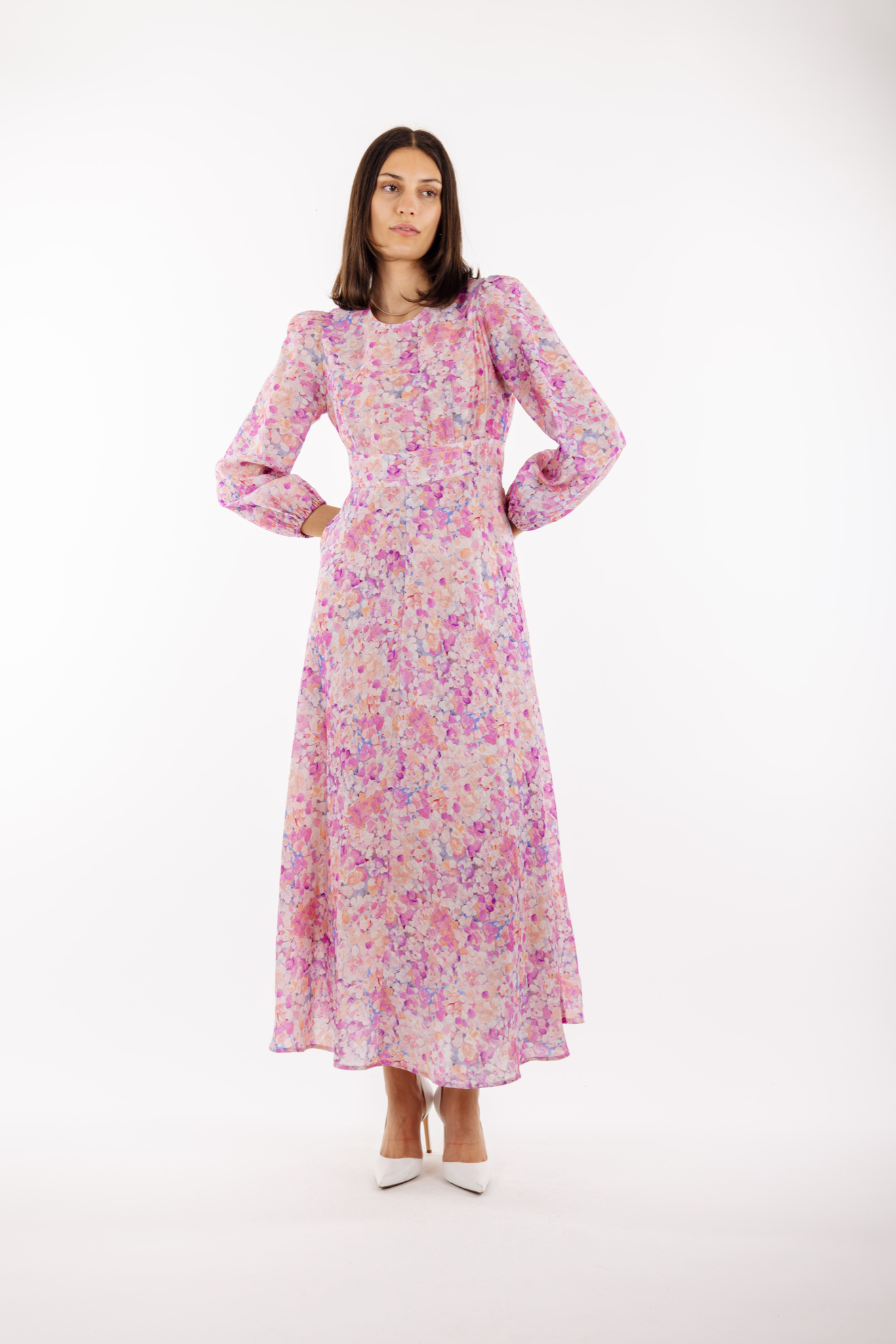 Urban Pioneers Female Adelle Dress DRESS PINK AOP