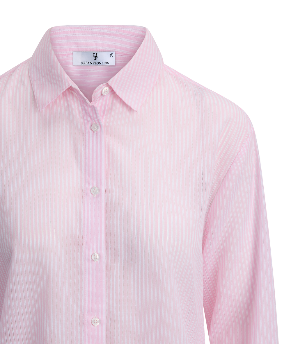 Urban Pioneers Female Aja Shirt SHIRT PINK STRIPES