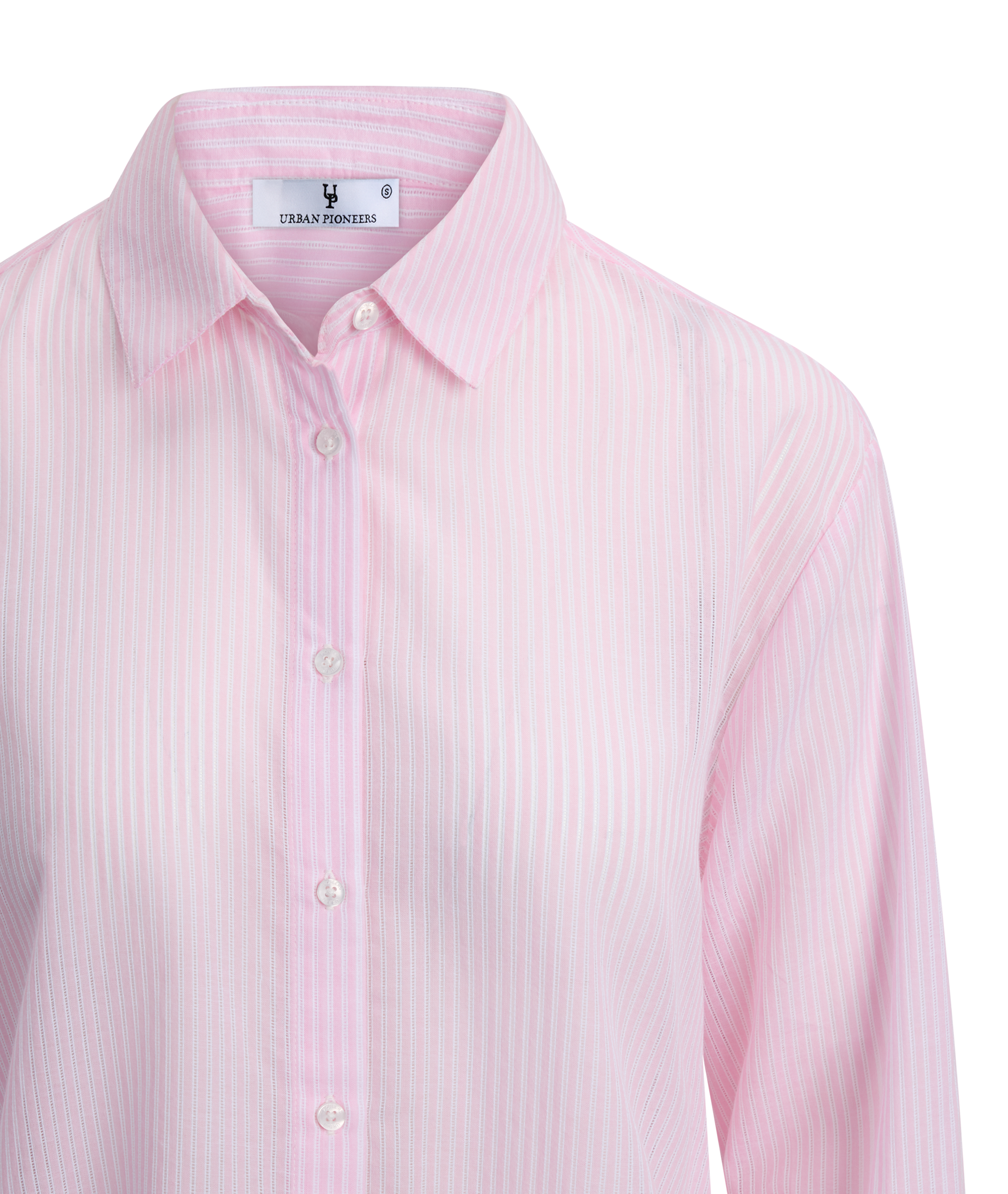 Urban Pioneers Female Aja Shirt SHIRT PINK STRIPES