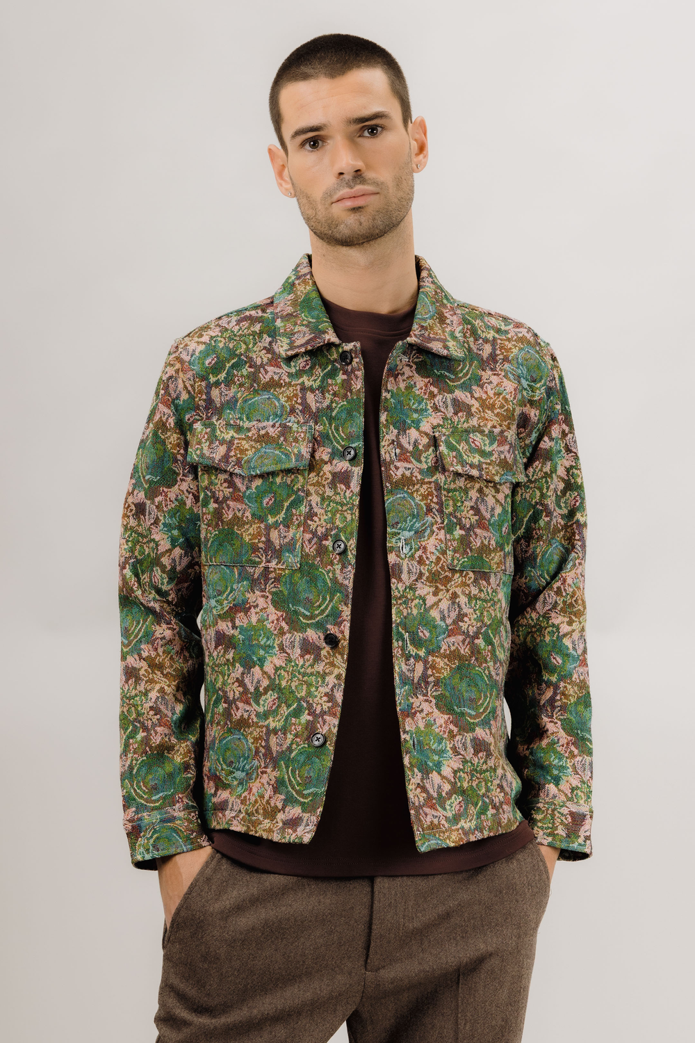 Urban Pioneers Male Albus Overshirt SHIRT MULTICOLOUR