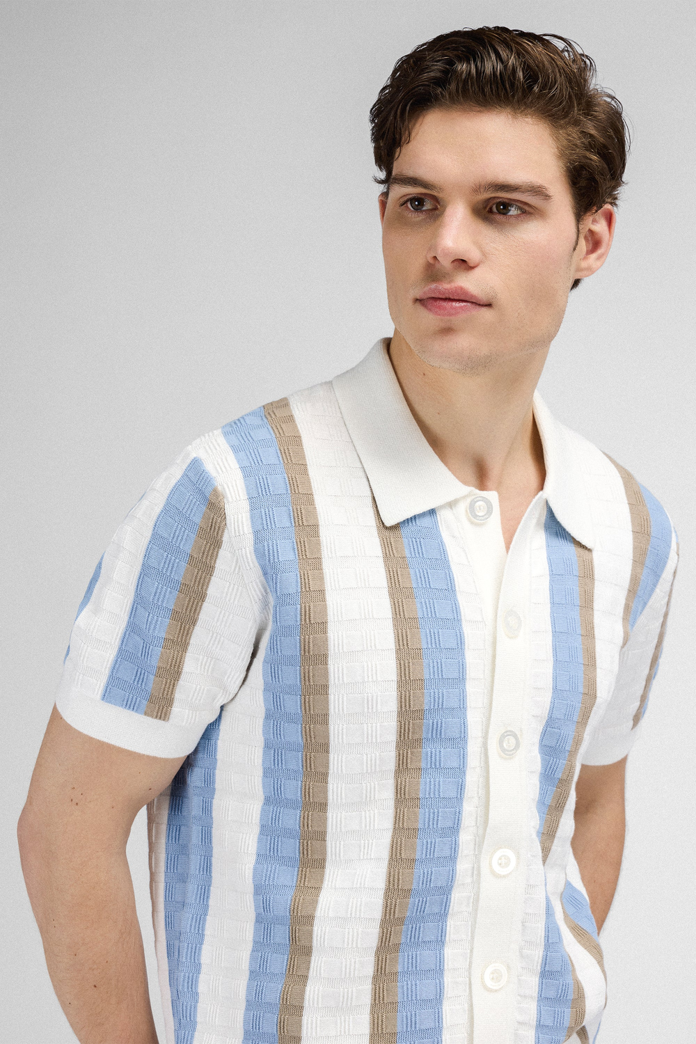 Urban Pioneers Male Alexander SS Shirt SS SHIRT SNOW WHITE