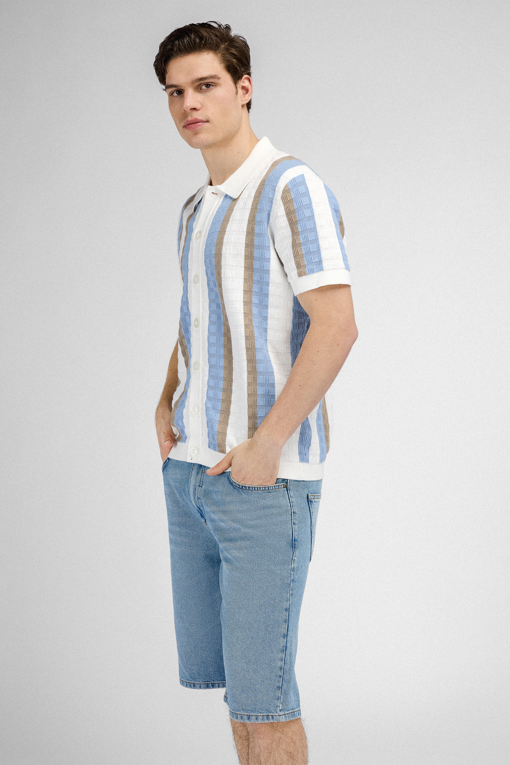 Urban Pioneers Male Alexander SS Shirt SS SHIRT SNOW WHITE