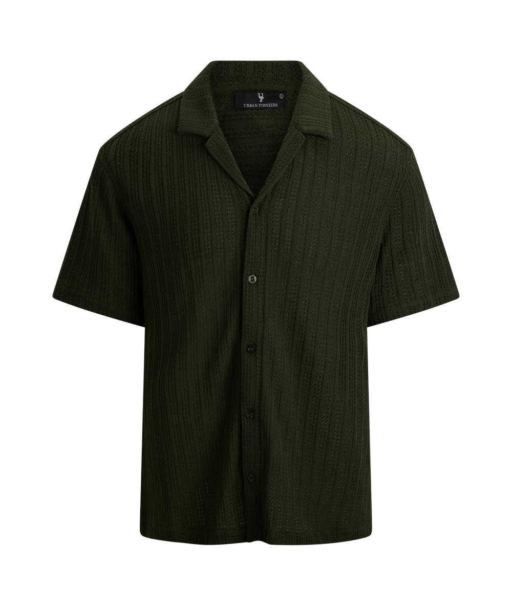 Urban Pioneers Male Amadeo SS Shirt SS SHIRT FOREST NIGHT