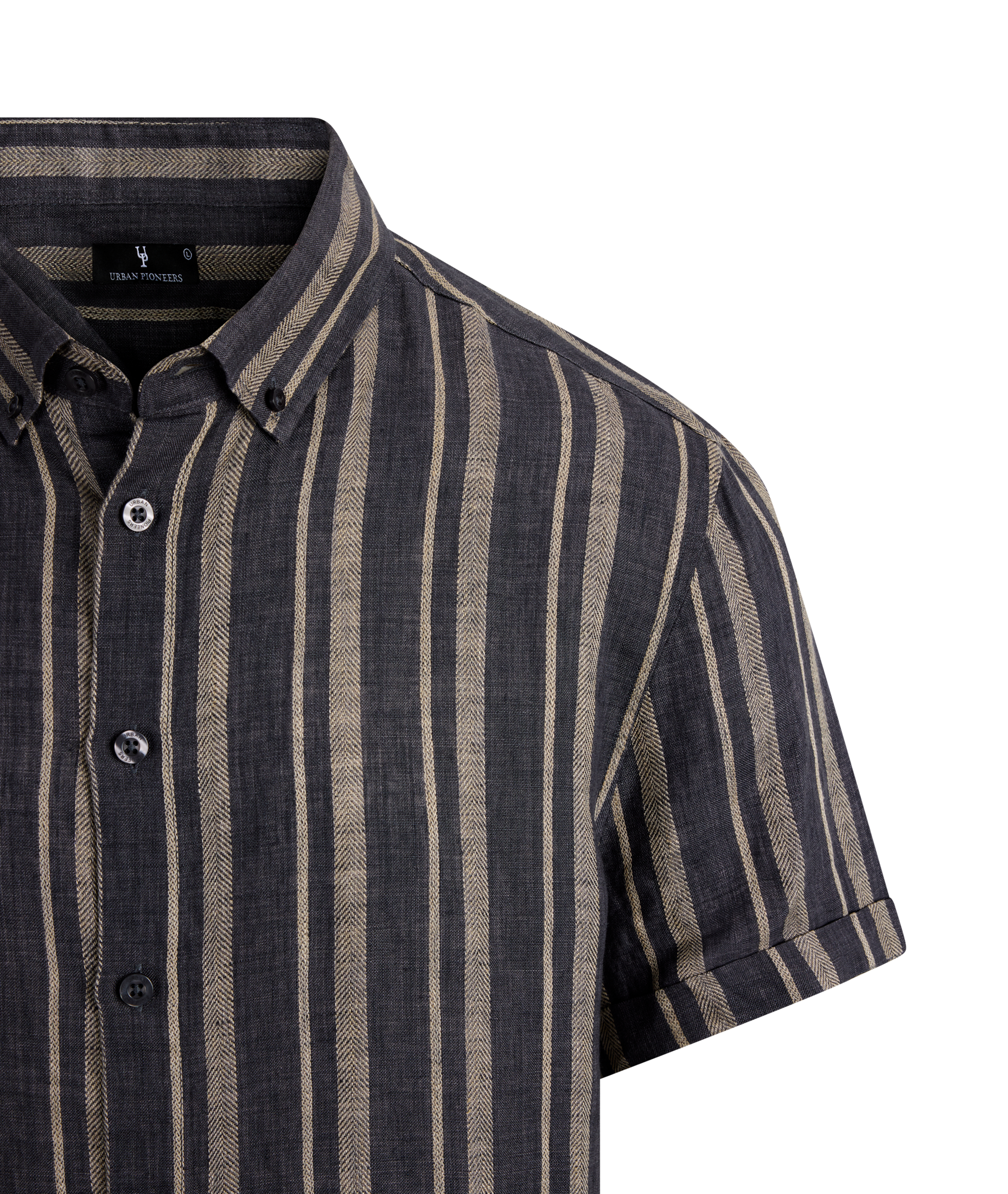 Urban Pioneers Male Aurelio SS Shirt SS SHIRT BLACK