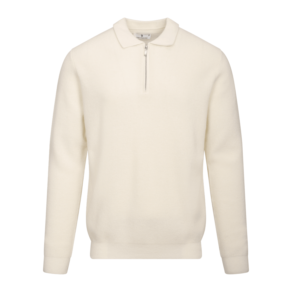 Urban Pioneers Male Austin Half-zip SWEATER CREAM