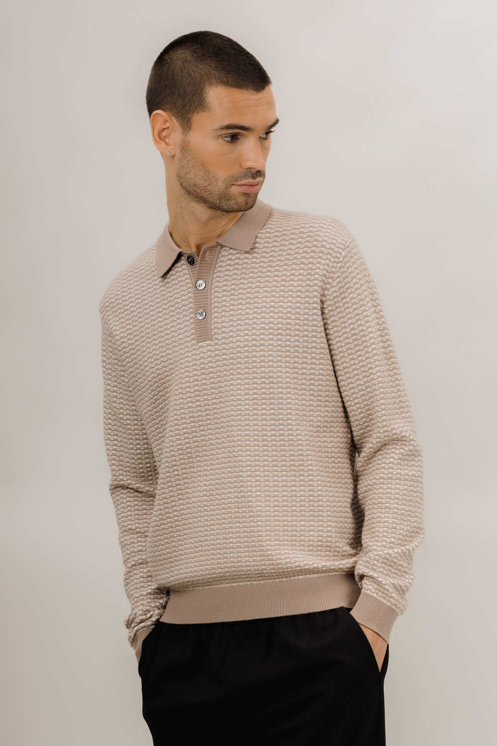 Urban Pioneers Male Axton Sweater SWEATER DARK SAND