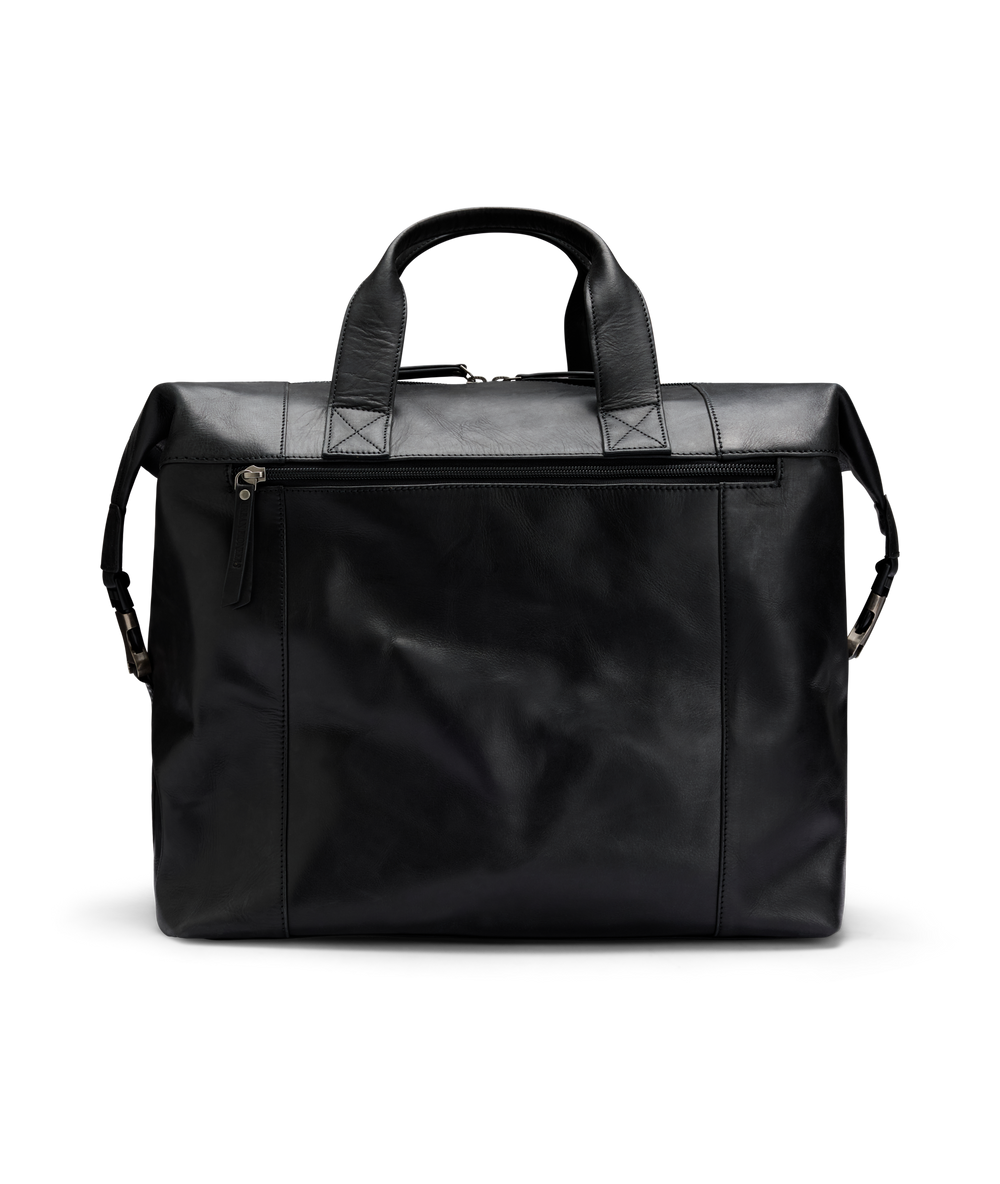 Urban Pioneers Uni Bari Leather Weekend bag BAG BLACK