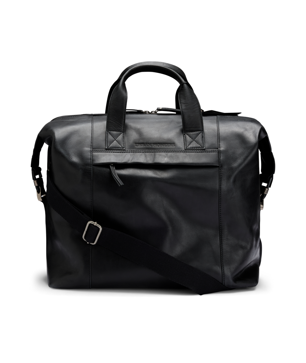 Urban Pioneers Uni Bari Leather Weekend bag BAG BLACK