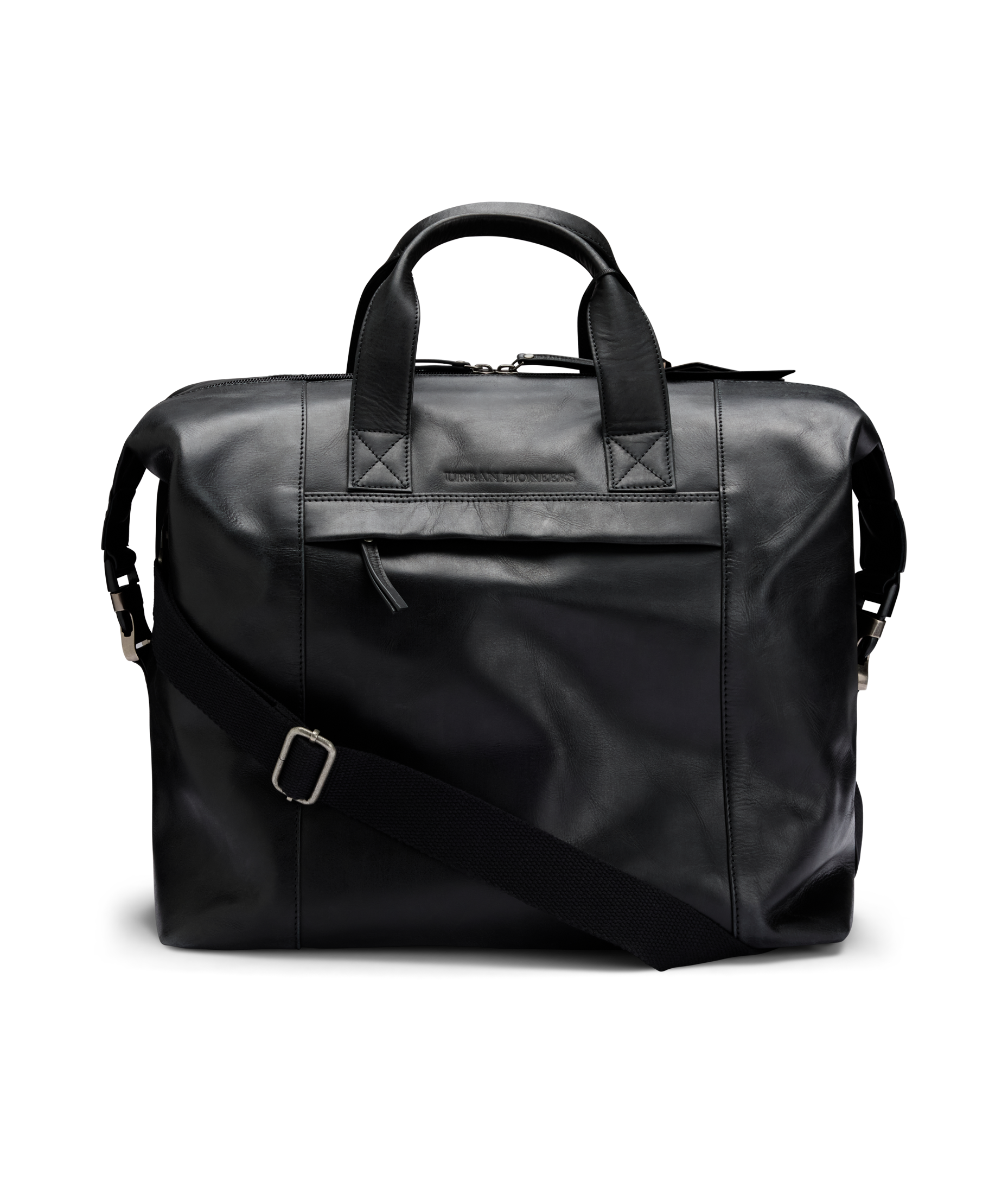 Urban Pioneers Uni Bari Leather Weekend bag BAG BLACK
