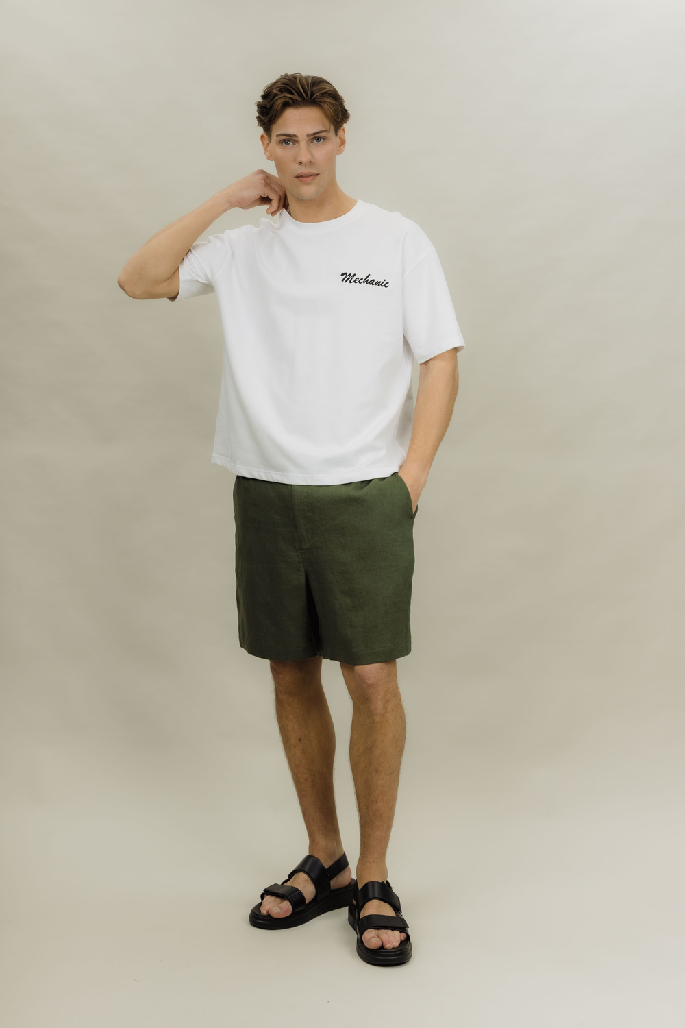 Urban Pioneers Male Bartolo Shorts SHORTS OLIVE