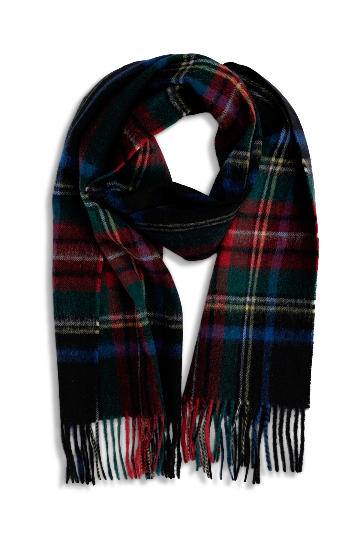 Urban Pioneers Male Beaumont Check Wool Scarf SCARF RED CHECK