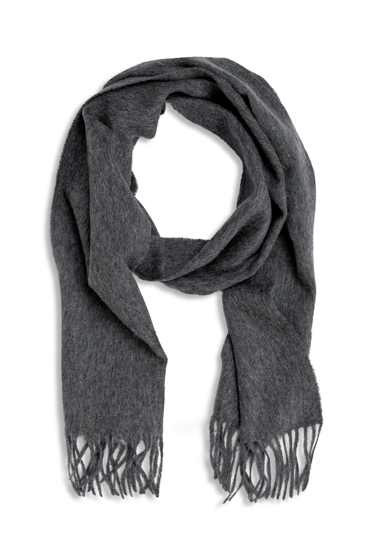 Urban Pioneers Male Beaumont Melange Wool Scarf SCARF GREY
