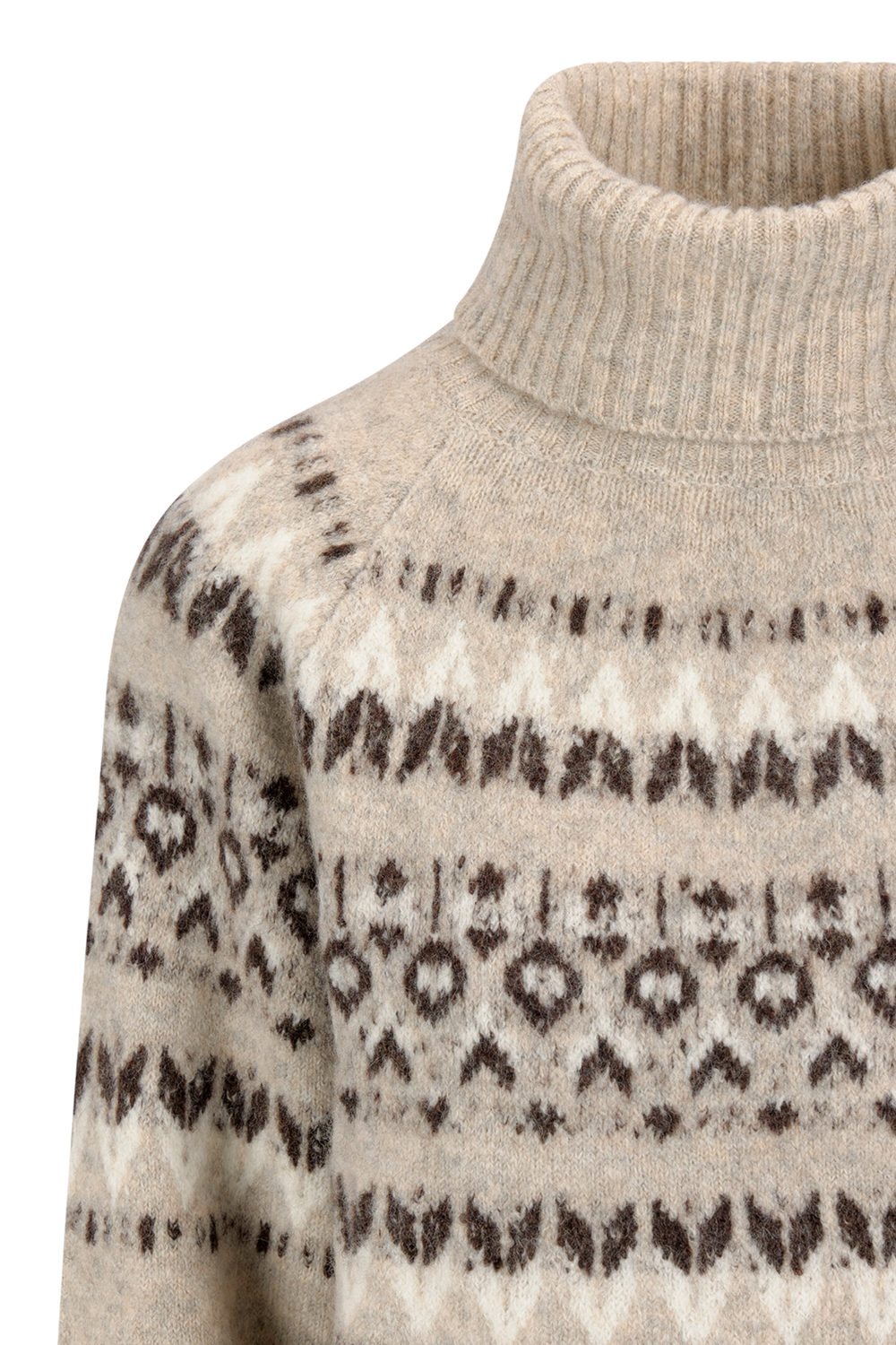 Urban Pioneers Female Benazri Turtleneck SWEATER LIGHT SAND