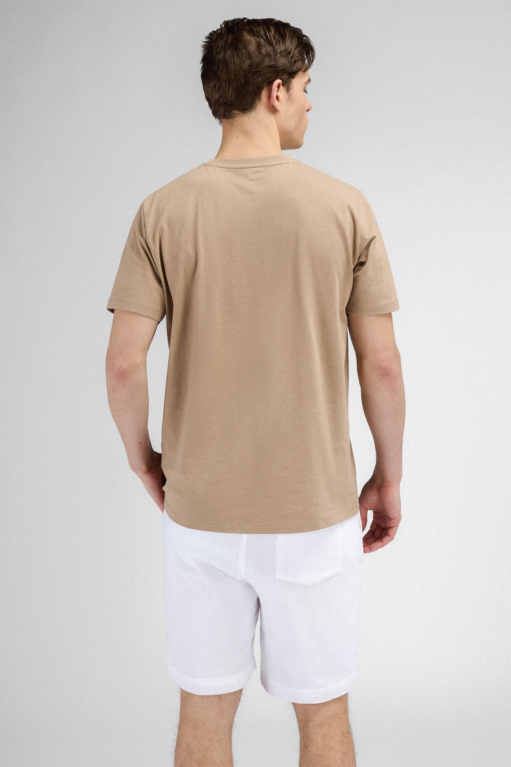 Urban Pioneers Male Bottas Tee T-SHIRT LIGHT BROWN