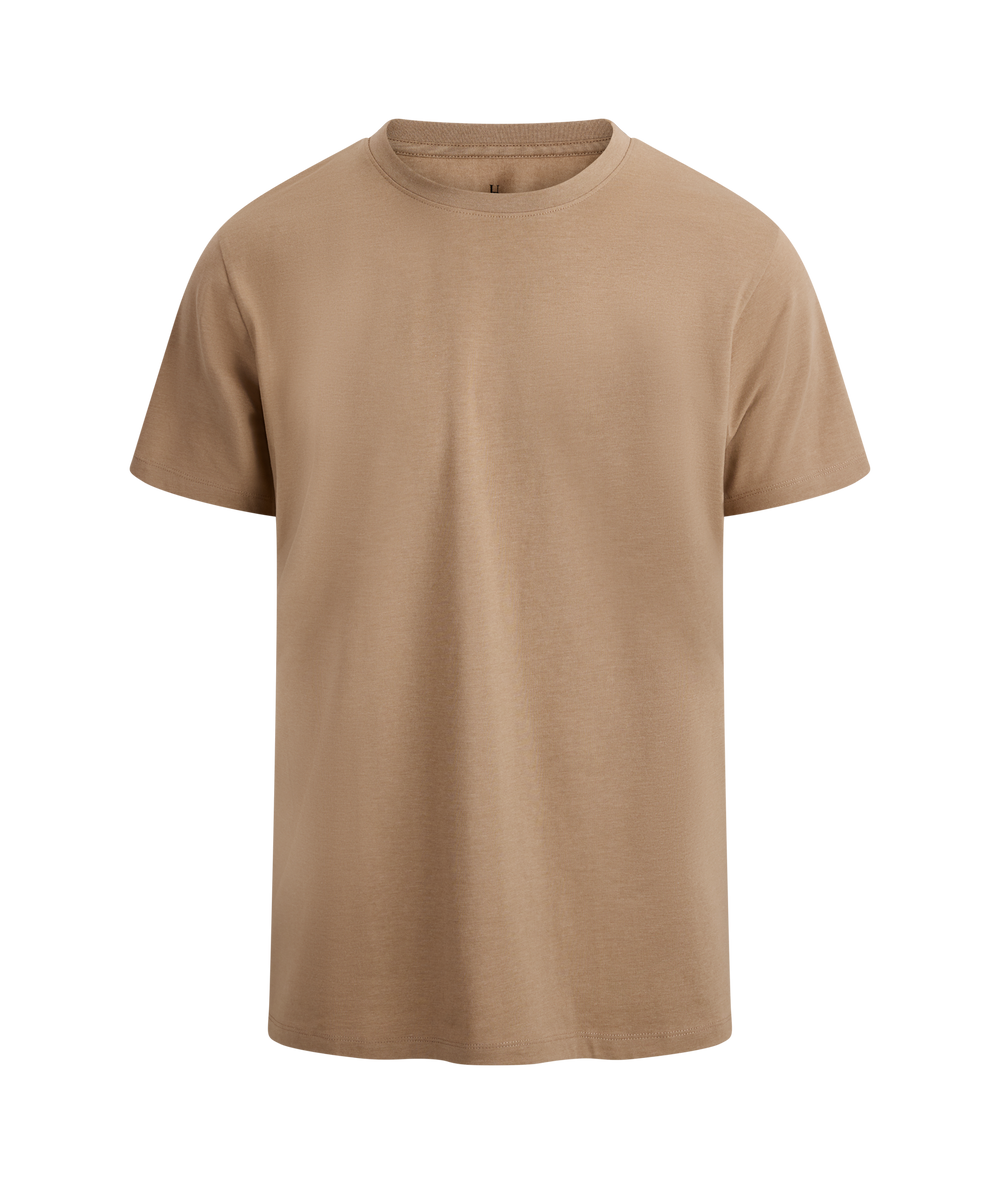 Urban Pioneers Male Bottas Tee T-SHIRT LIGHT BROWN