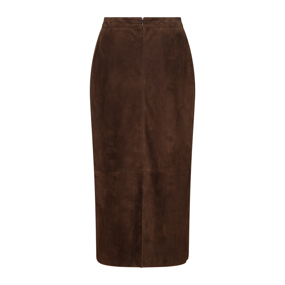 Urban Pioneers Female Brianna Suede SKIRT CHOCOLATE BROWN