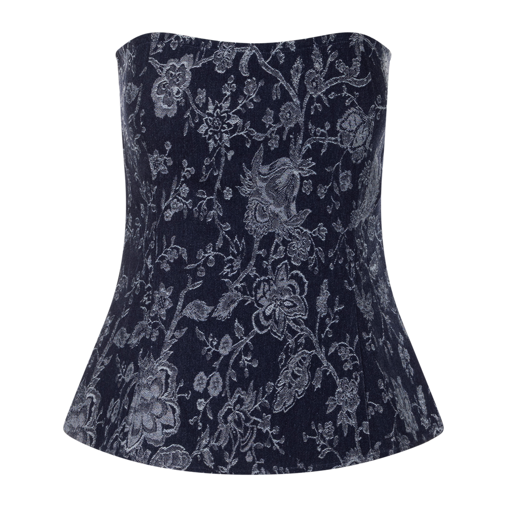 Urban Pioneers Female Brielle Corset TOP DENIM