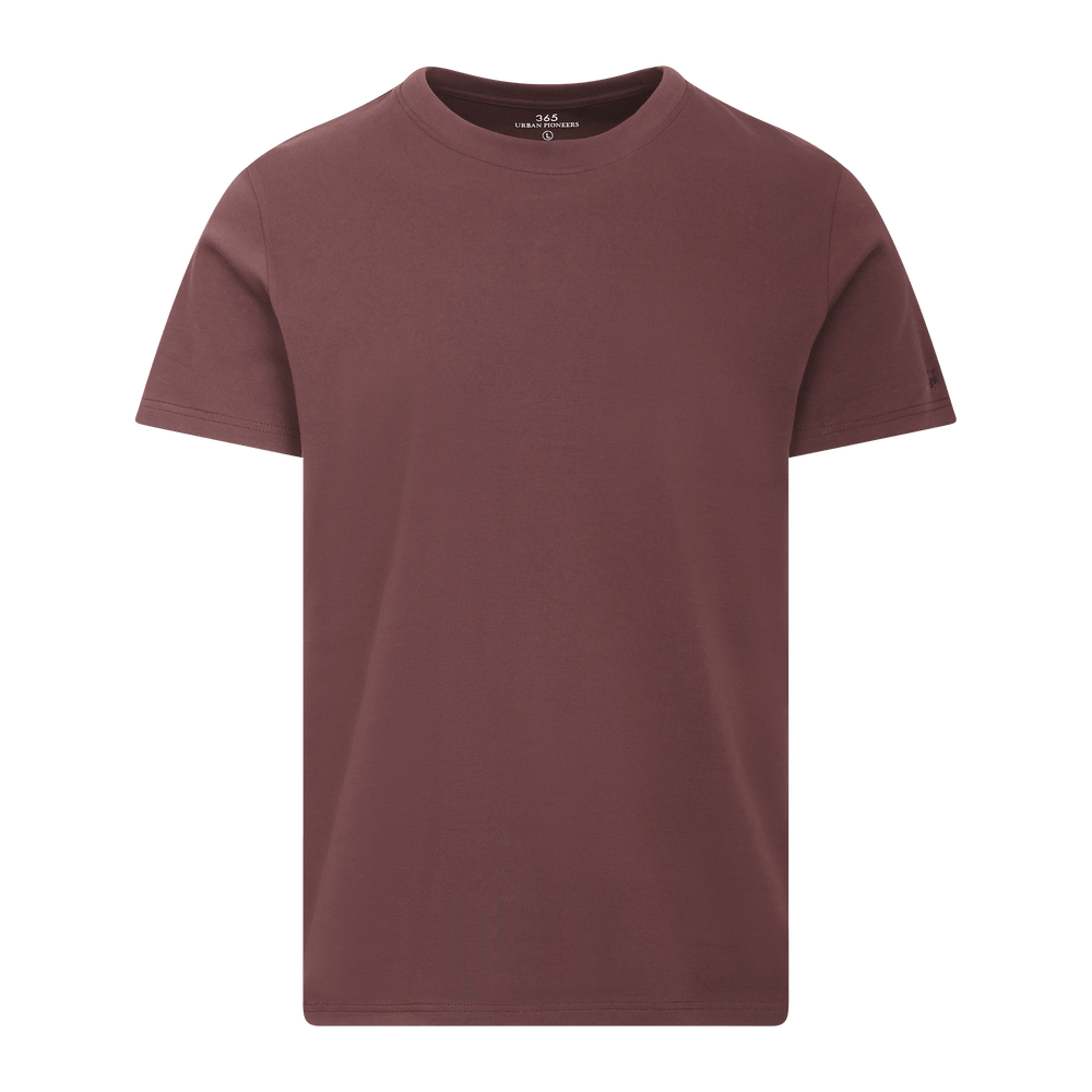 Urban Pioneers Male Bruno r-neck T-SHIRT FUDGE