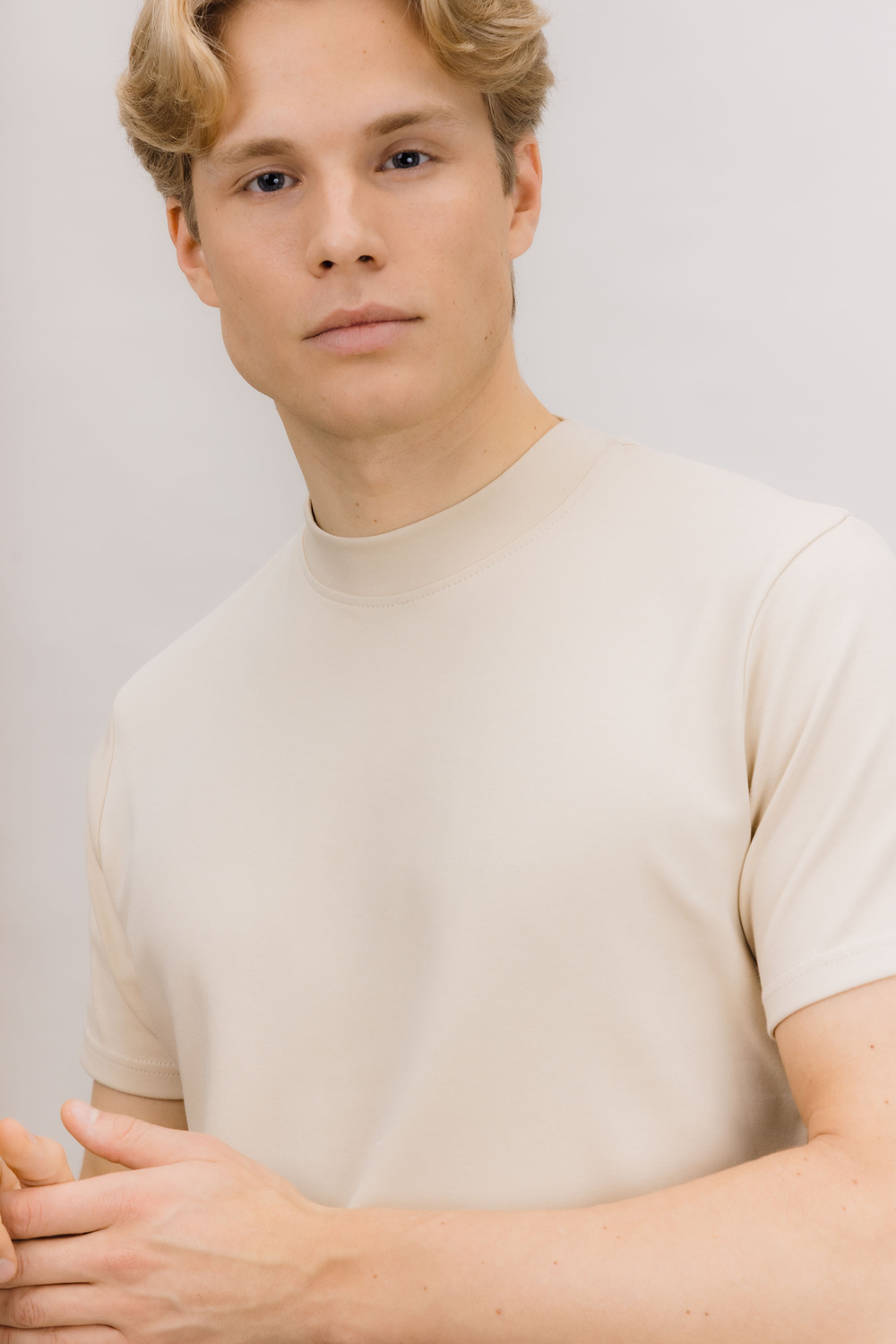 Urban Pioneers Male Bruno Tee T-SHIRT LIGHT SAND