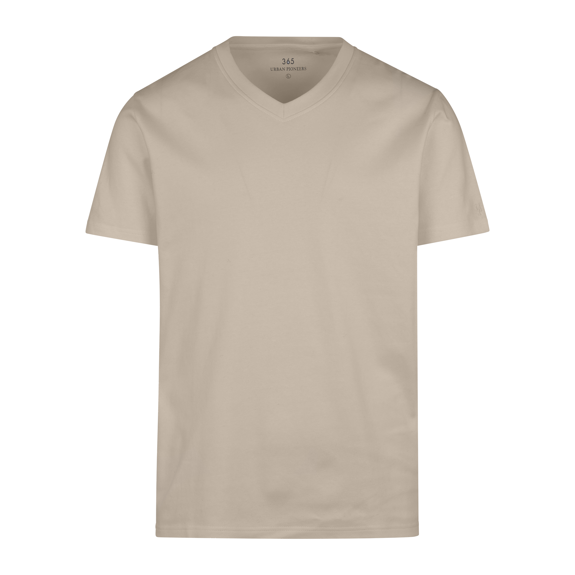 Urban Pioneers Male Bruno V-neck Tee T-SHIRT LIGHT SAND