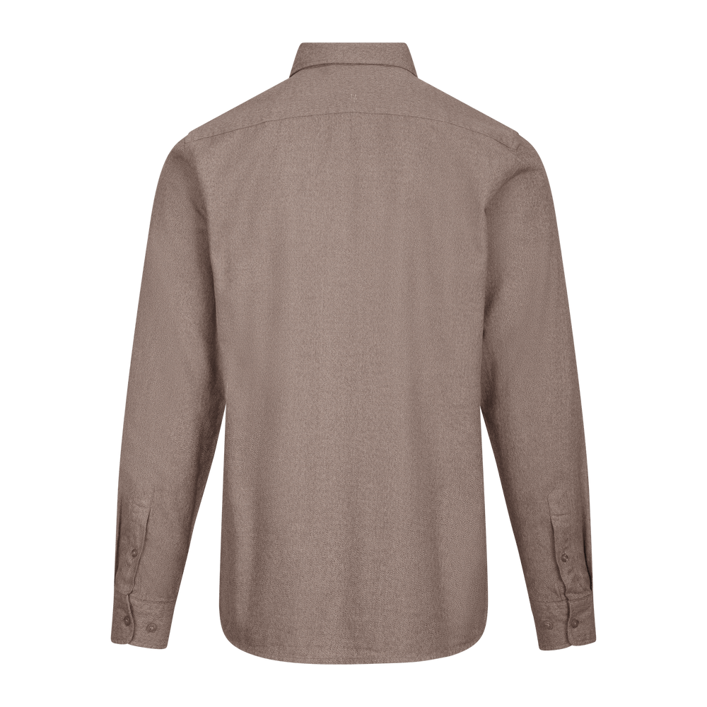 Urban Pioneers Male Canton LS Shirt SHIRT CHOCOLATE BROWN