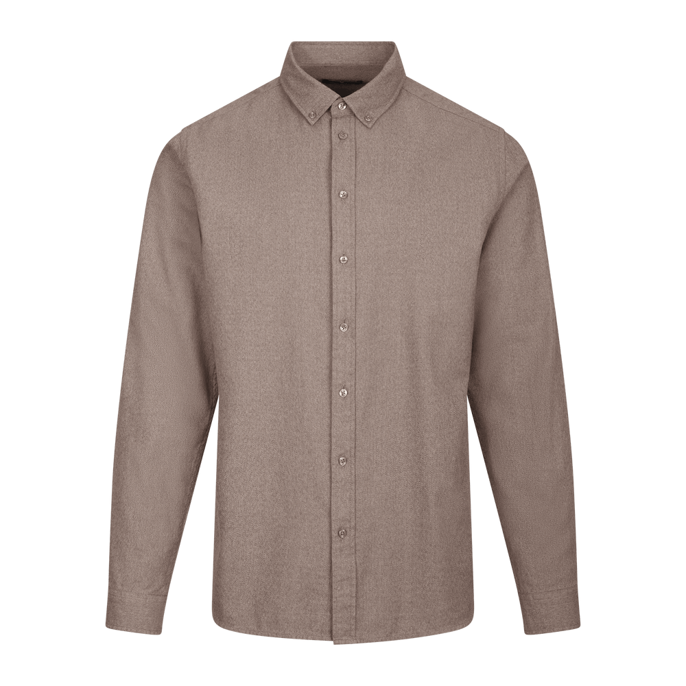 Urban Pioneers Male Canton LS Shirt SHIRT CHOCOLATE BROWN