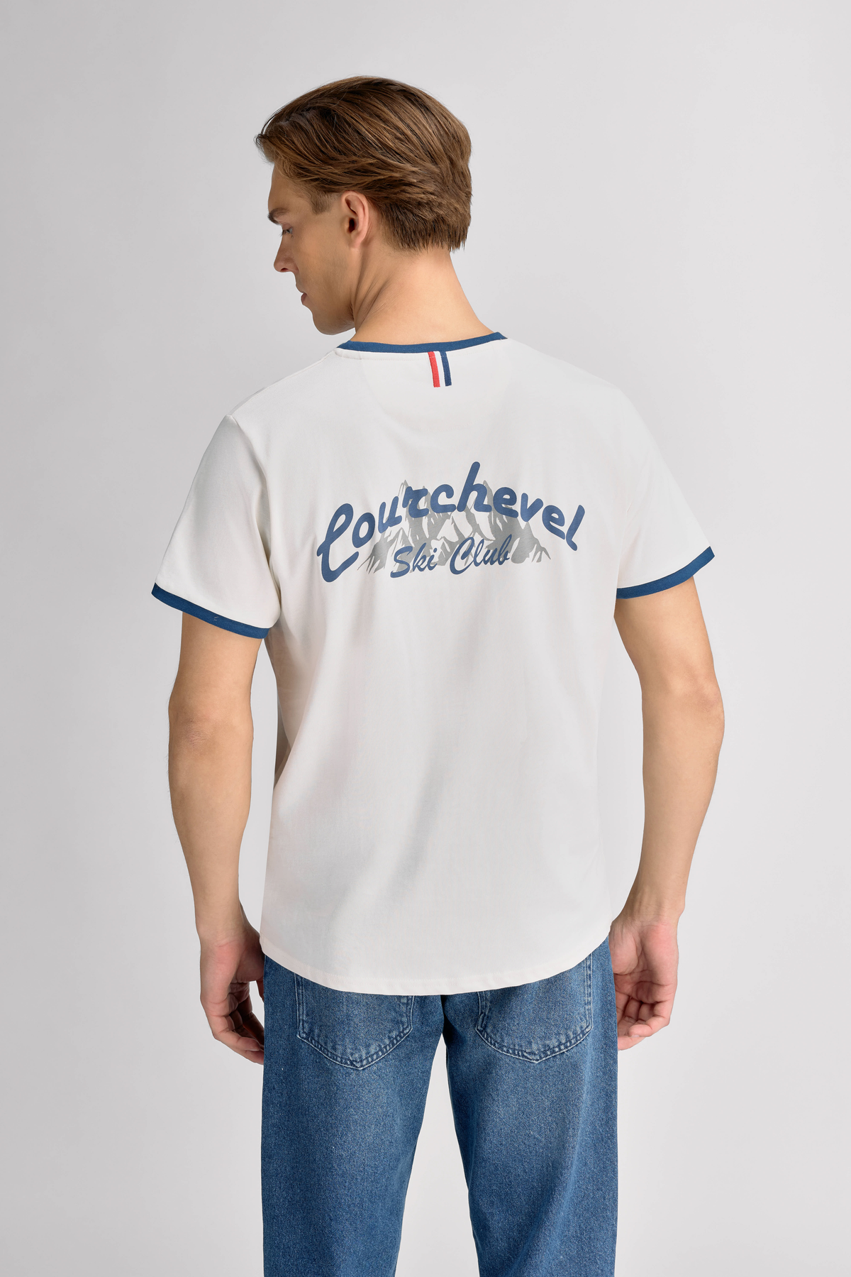 Urban Pioneers Male Carving Tee T-SHIRT BLUE