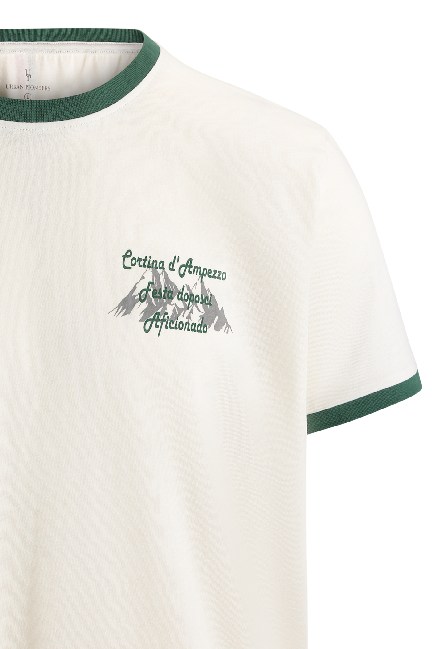 Urban Pioneers Male Carving Tee T-SHIRT GREEN
