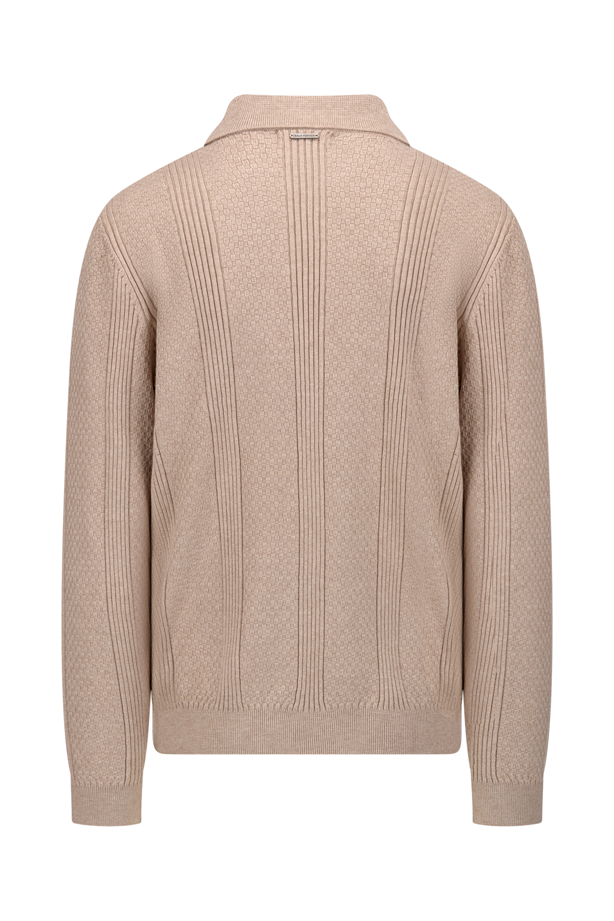 Urban Pioneers Male Casper Half-Zip SWEATER LIGHT SAND