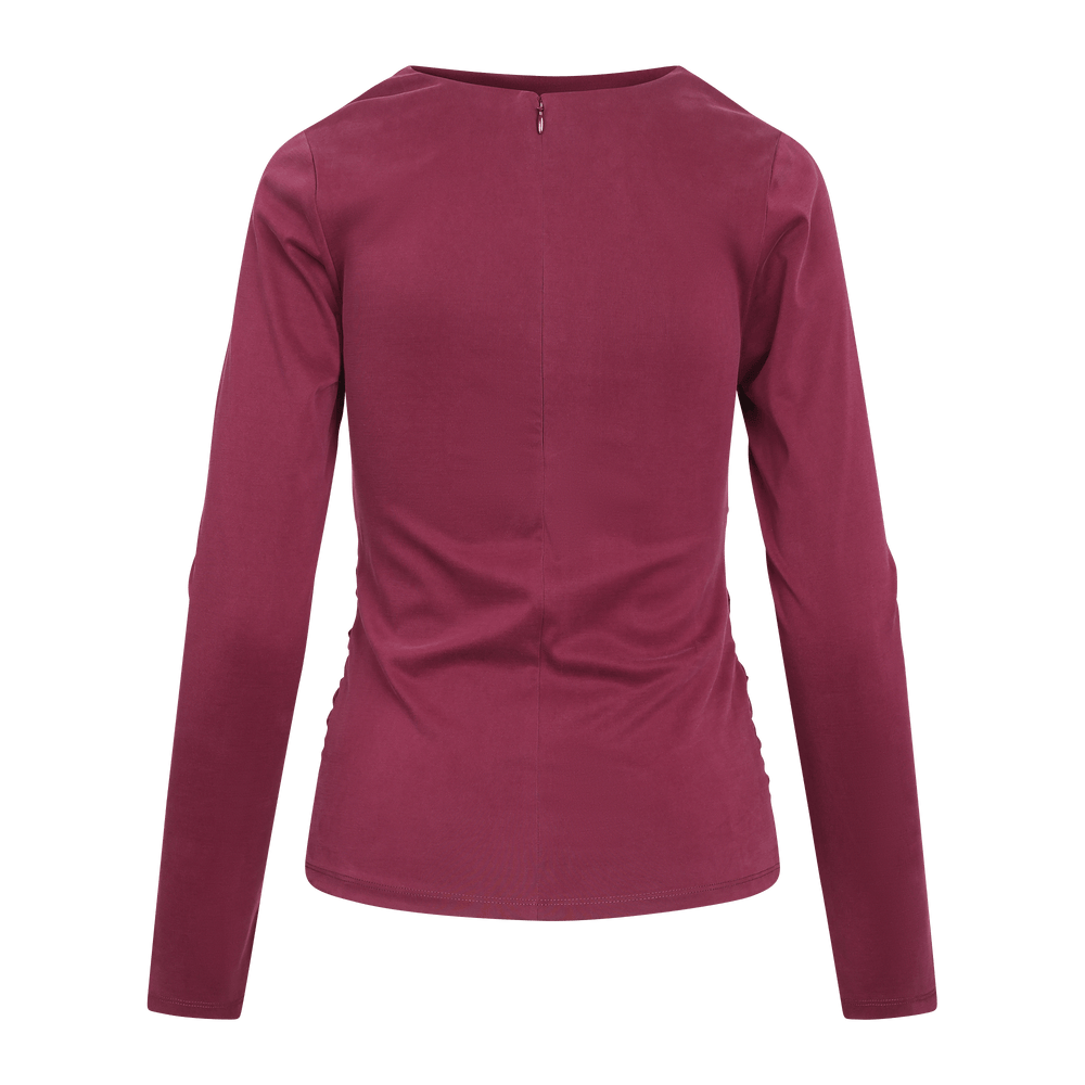 Urban Pioneers Female Clio LS Top TOP BURGUNDY