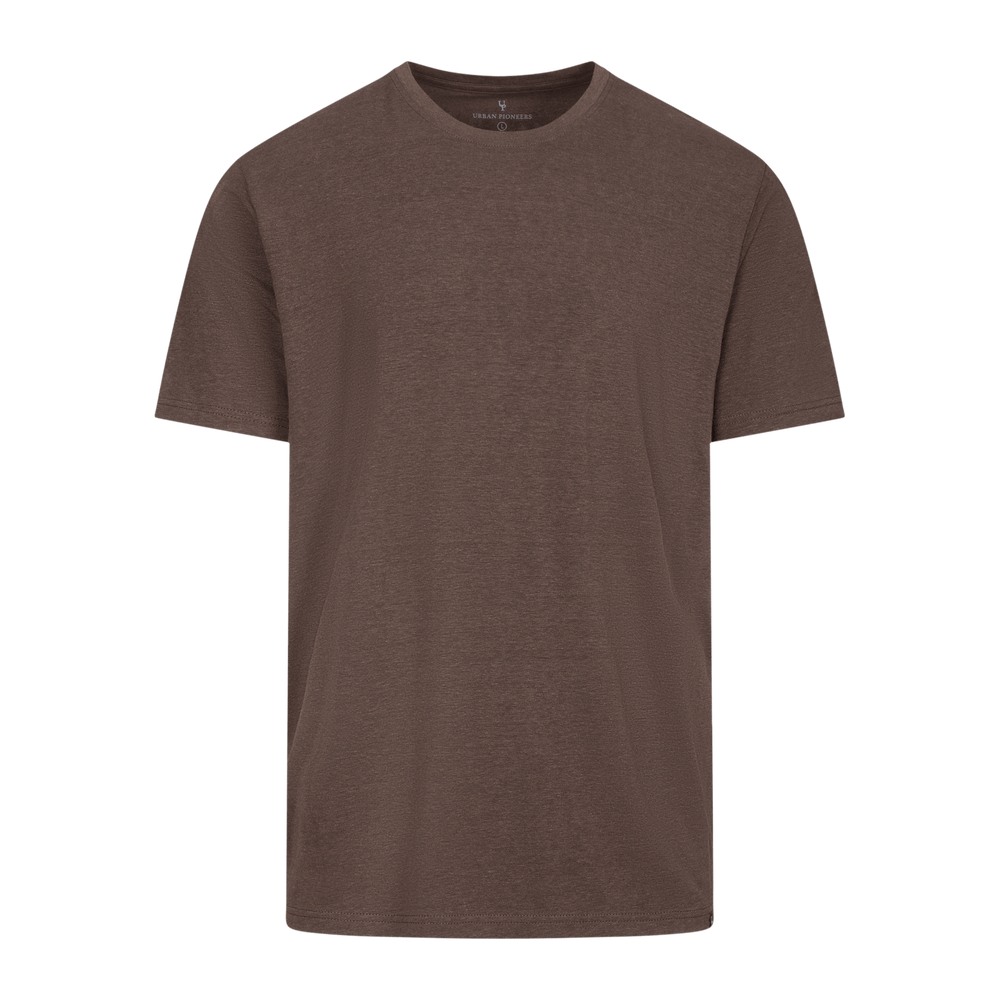 Urban Pioneers Male Cobi Tee T-SHIRT DARK BROWN
