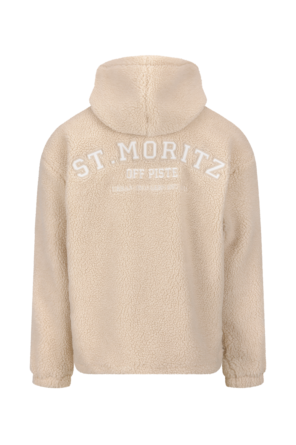 Urban Pioneers Male Corbin Fleece Zip Hoodie JACKET LIGHT SAND