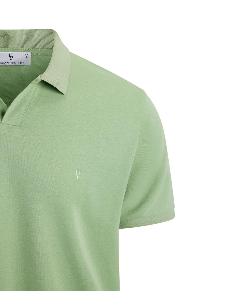 Urban Pioneers Male Dani SS Pique PIQUE FAIR GREEN