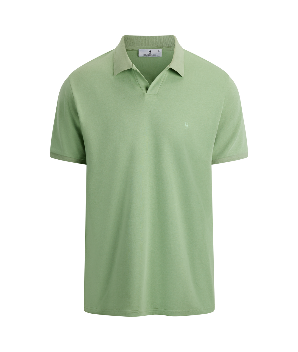Urban Pioneers Male Dani SS Pique PIQUE FAIR GREEN