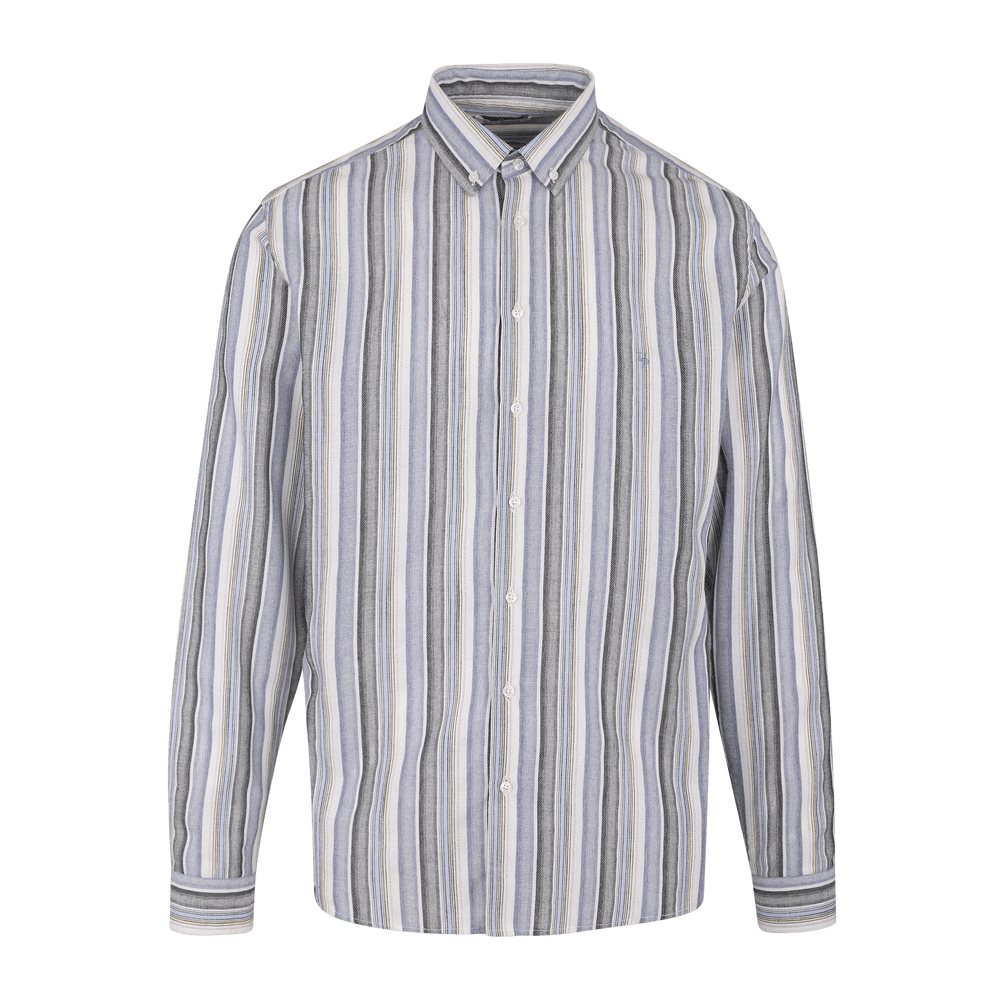 Urban Pioneers Male Daniel LS Shirt SHIRT BLUE MULTI