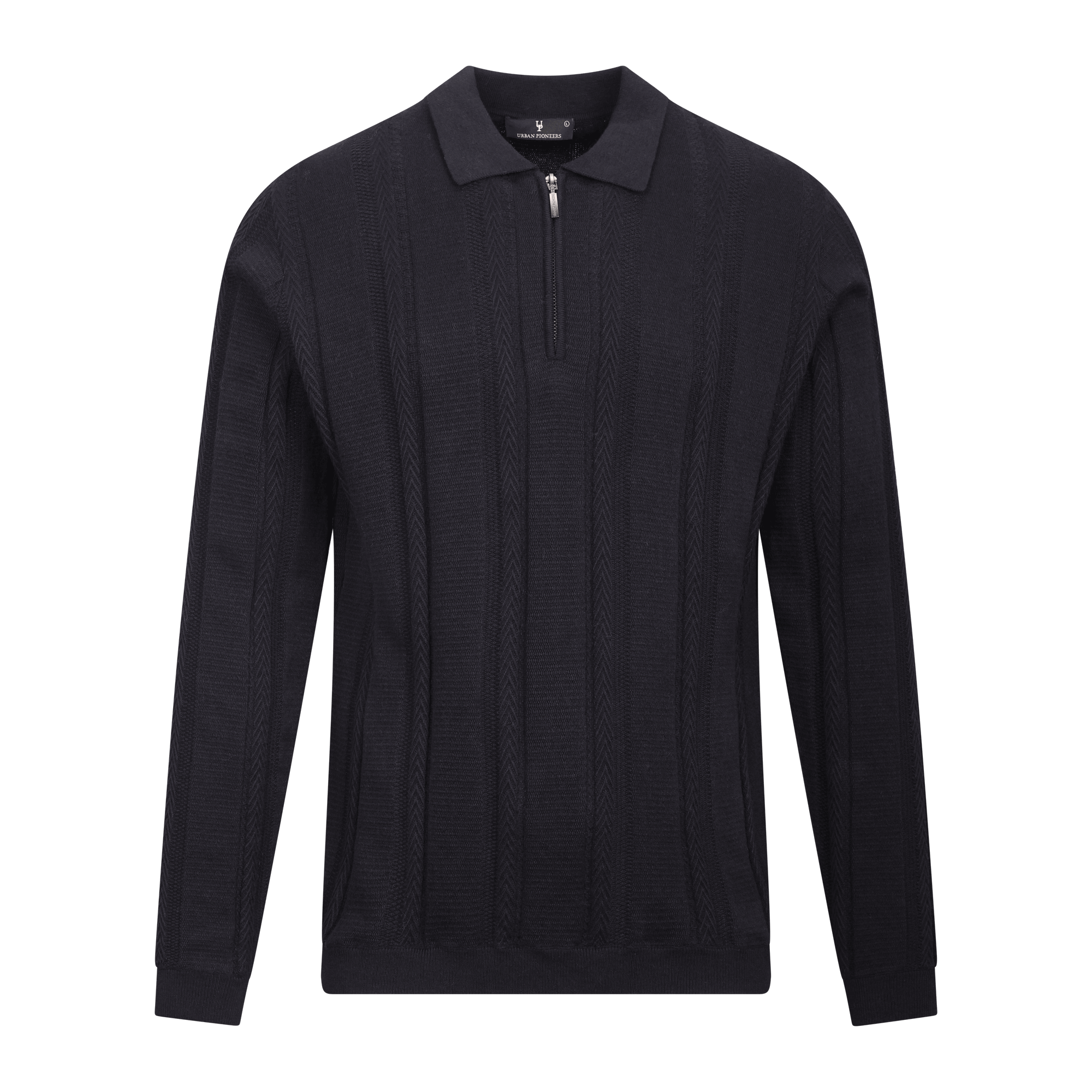 Urban Pioneers Male Denby Half-zip SWEATER DARK NAVY