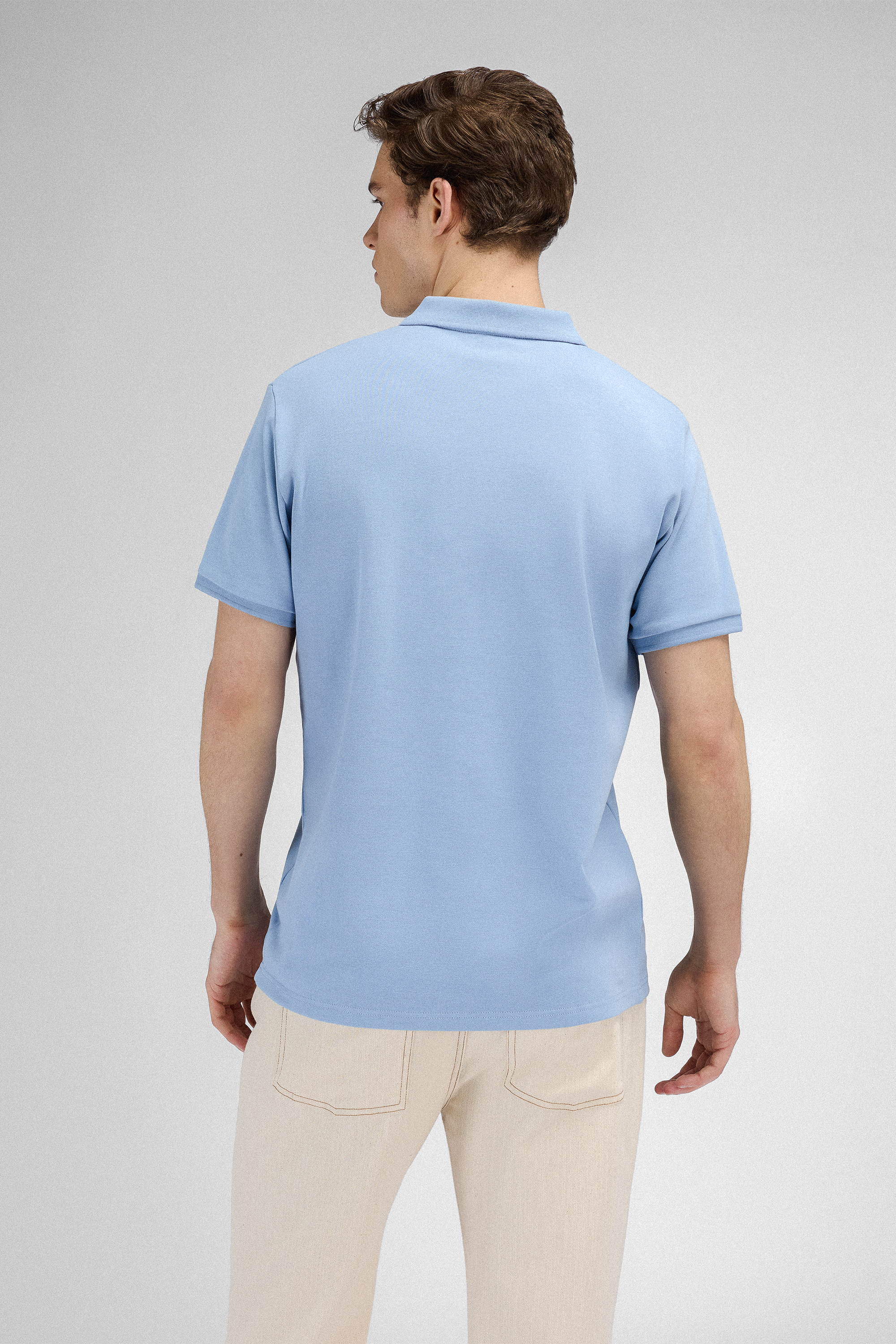 Urban Pioneers Male Denis SS Pique PIQUE FOREVER BLUE