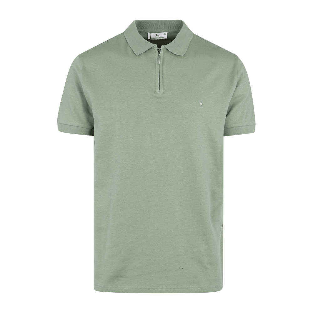 Urban Pioneers Male Denis SS Pique PIQUE HEDGE GREEN