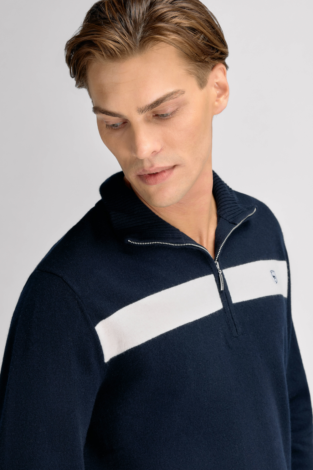 Urban Pioneers Male Dolomite Half-zip SWEATER DARK NAVY