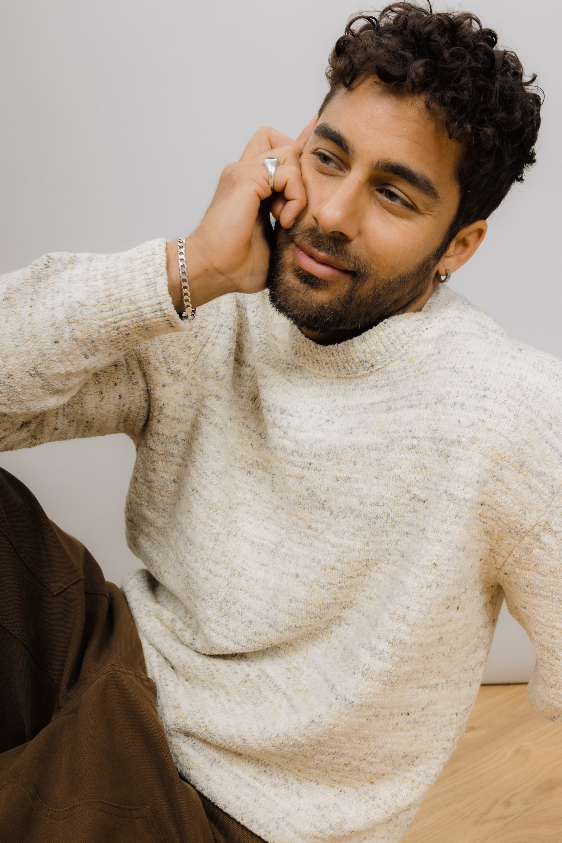 Urban Pioneers Male Elia Sweater SWEATER CREAM MULTI