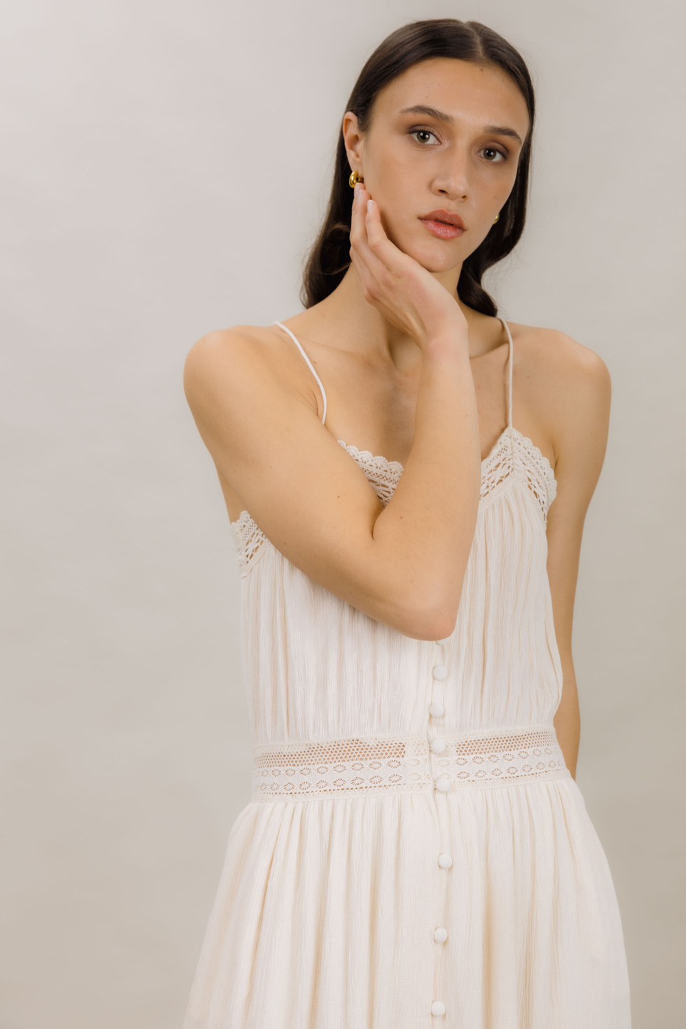 Urban Pioneers Female Eneah Dress DRESS CREAM