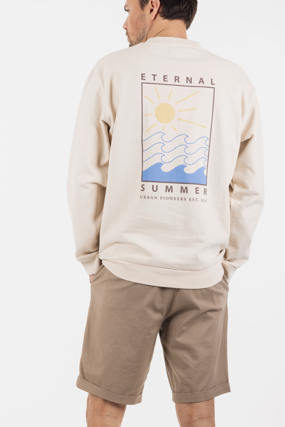 Urban Pioneers Male Enzo Sweatshirt SWEATER BIRCH