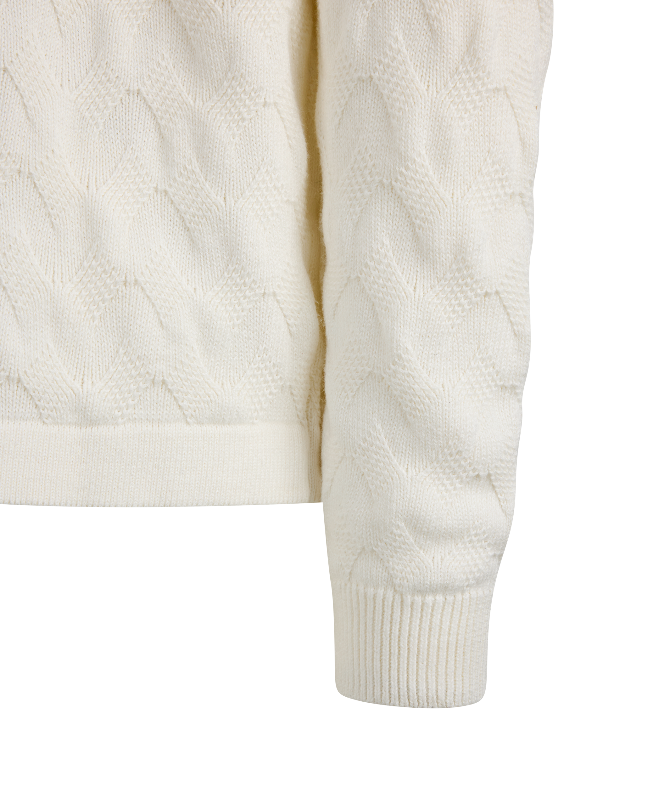 Urban Pioneers Male Ernesto Half-zip SWEATER CREAM