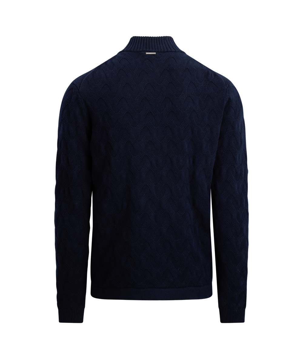 Urban Pioneers Male Ernesto Half-zip SWEATER DARK NAVY