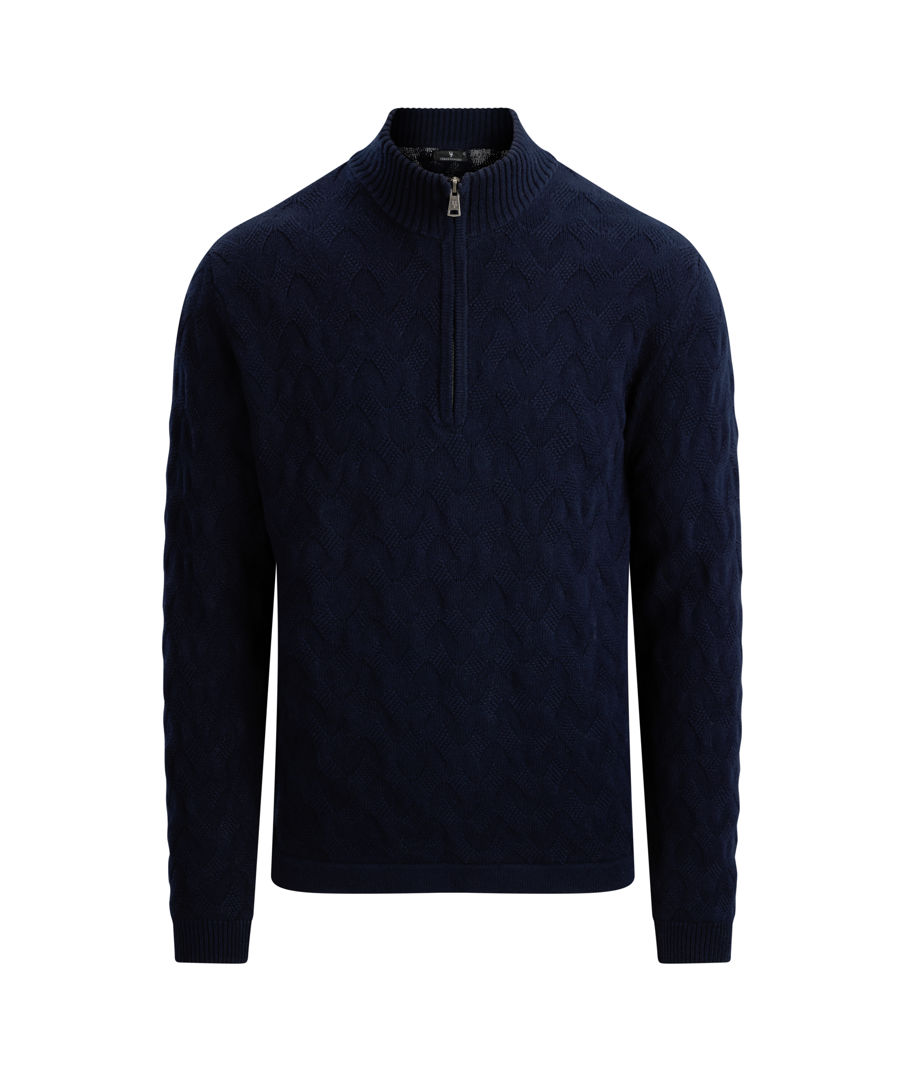Urban Pioneers Male Ernesto Half-zip SWEATER DARK NAVY