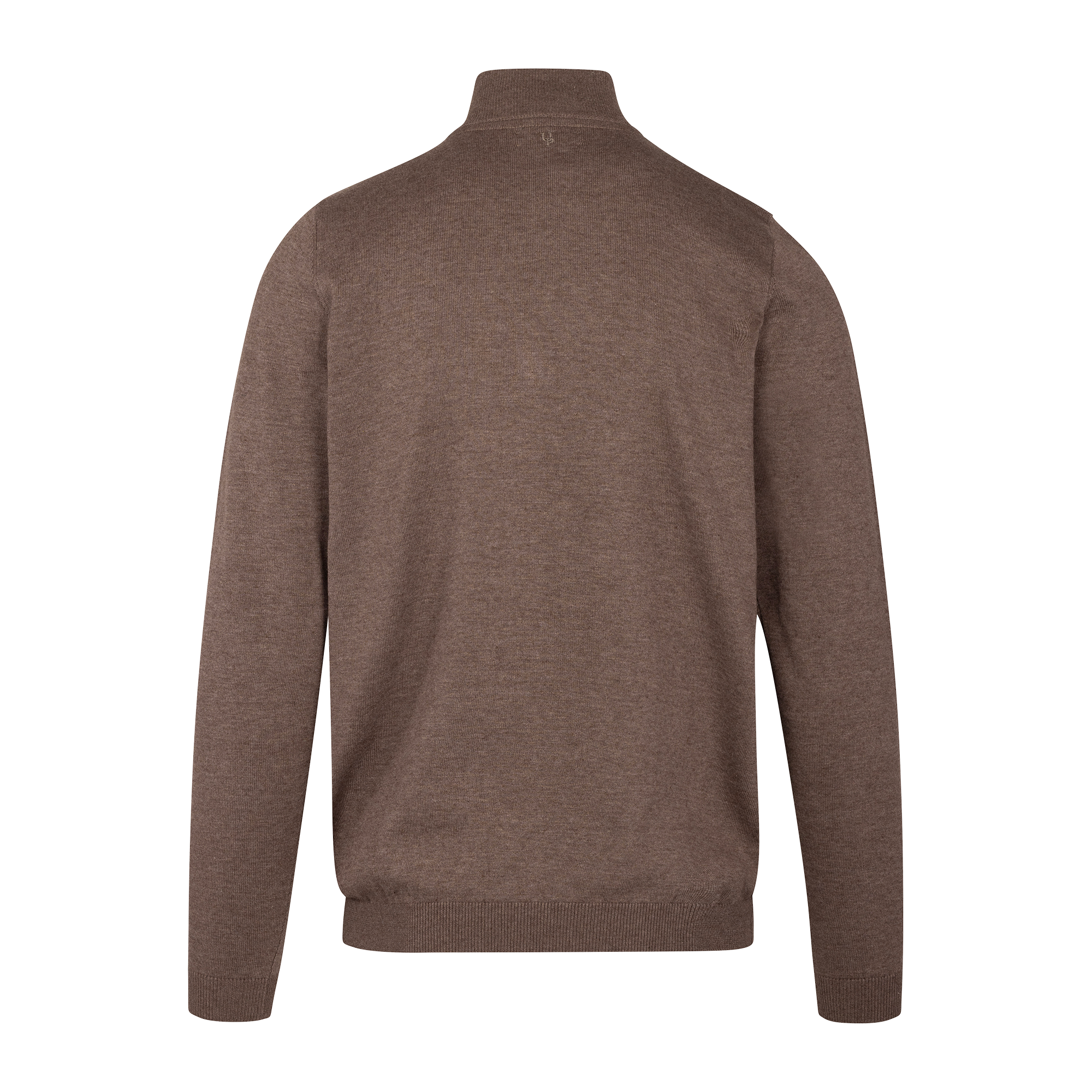 Urban Pioneers Male Espen Half-zip SWEATER MID BROWN