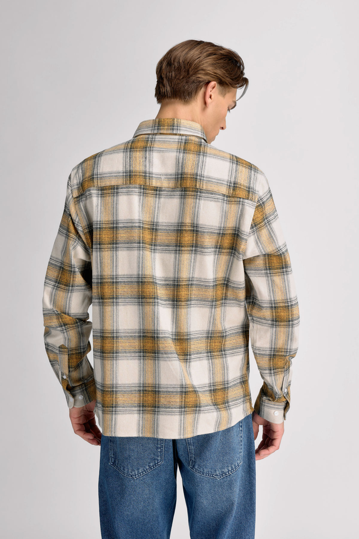 Urban Pioneers Male Everett LS Shirt SHIRT YELLOW CHECK