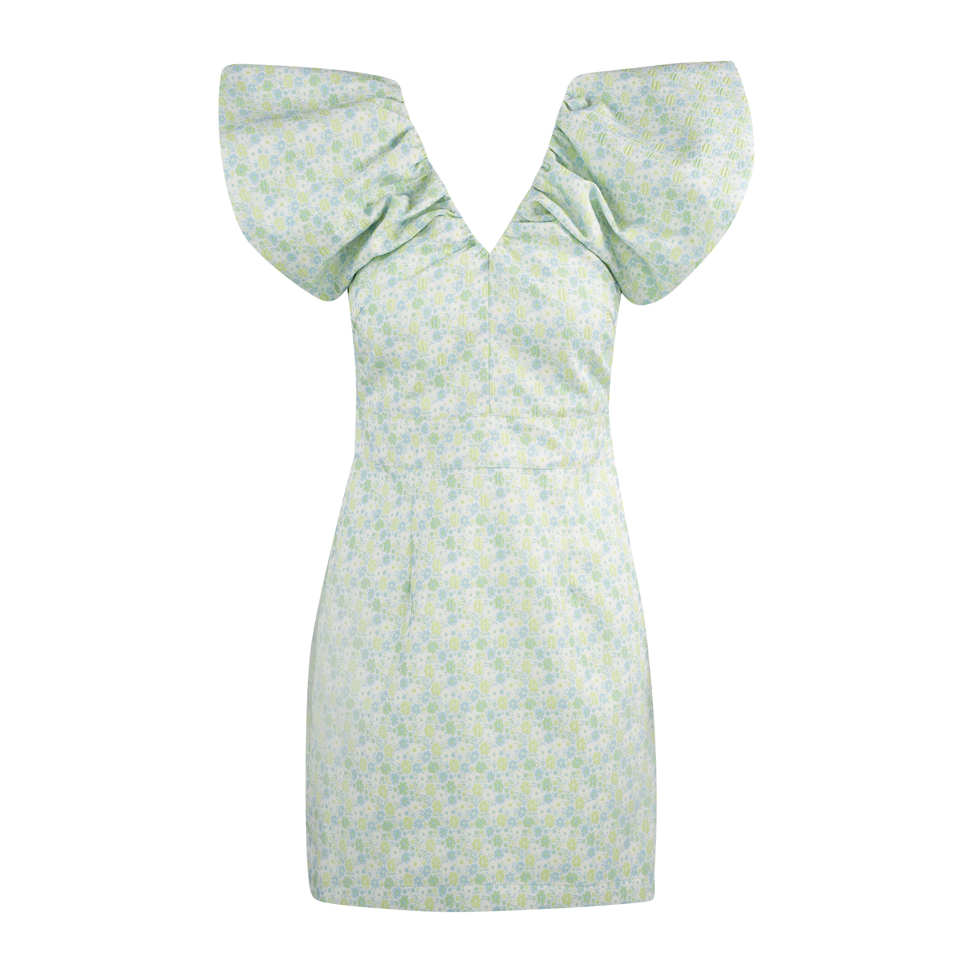 Urban Pioneers Female Evi Dress DRESS AOP JADE LIME