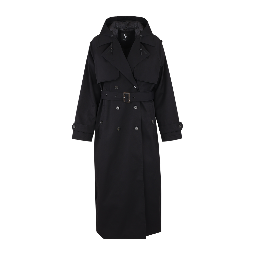 Urban Pioneers Female Fadoura Trench Coat COAT BLACK