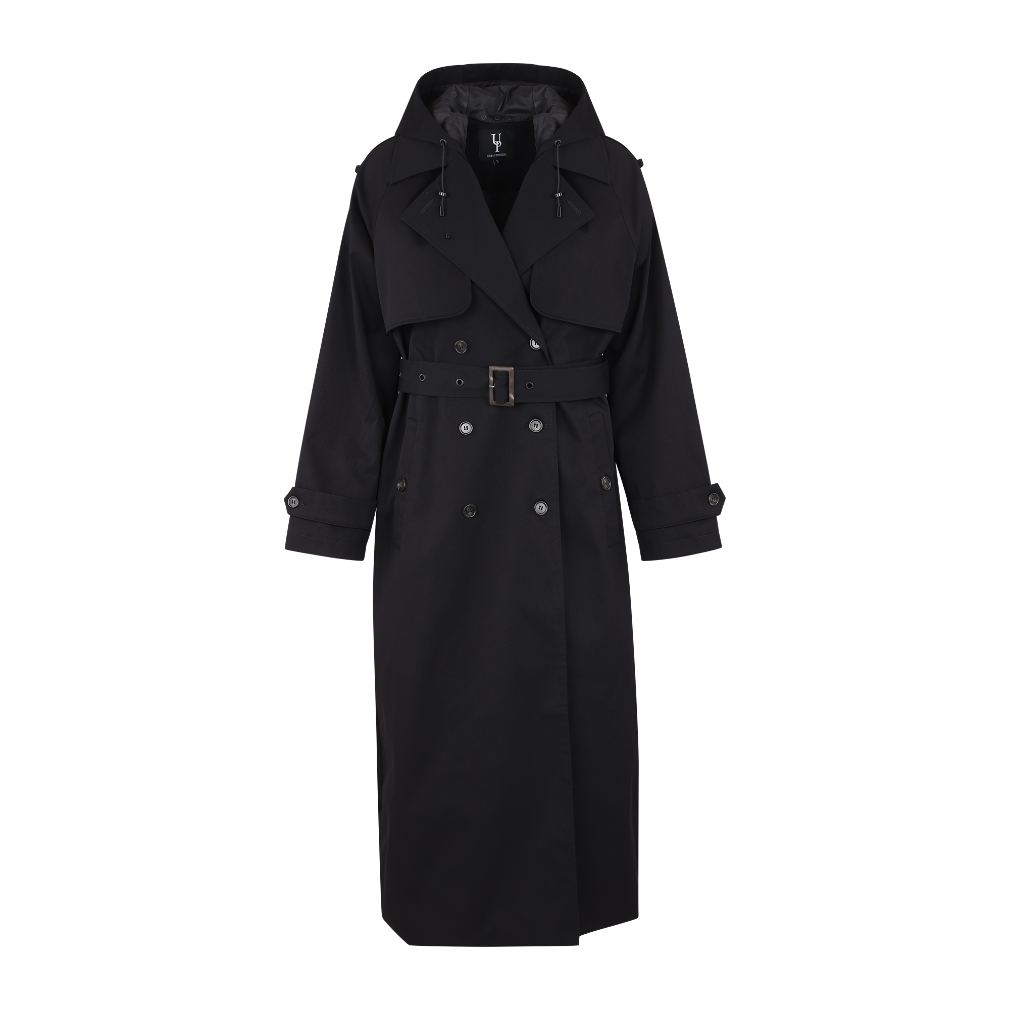 Urban Pioneers Female Fadoura Trench Coat COAT BLACK
